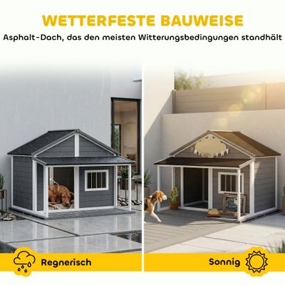 PawHut Hundehütte