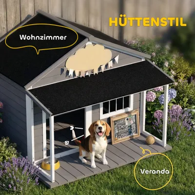 PawHut Hundehütte