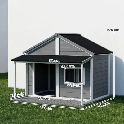 PawHut Hundehütte