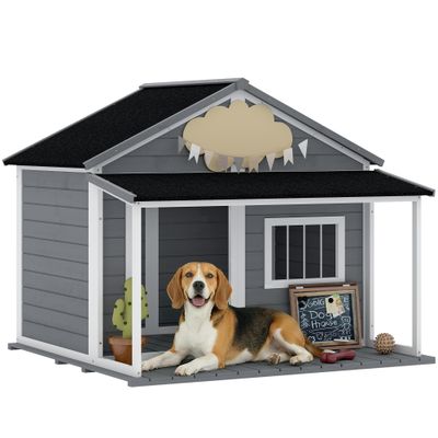 PawHut Hundehütte