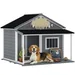 PawHut Hundehütte