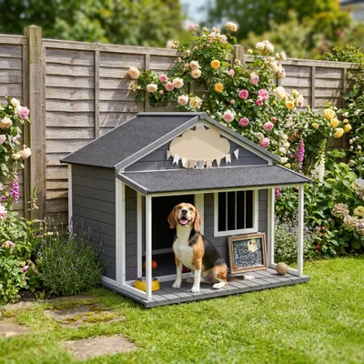 PawHut Hundehütte