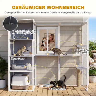 PawHut Katzengehege PawHut Katzengehege