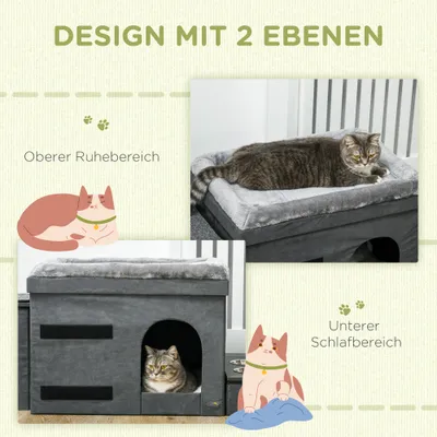 PawHut Katzenhaus