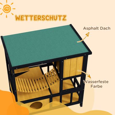PawHut Katzenhaus