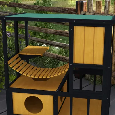 PawHut Katzenhaus