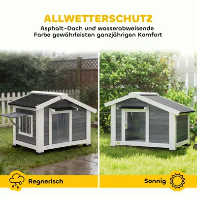 PawHut Hundehütte