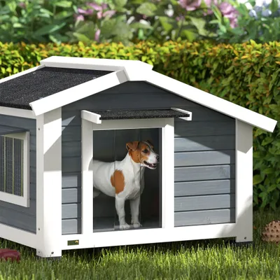 PawHut Hundehütte