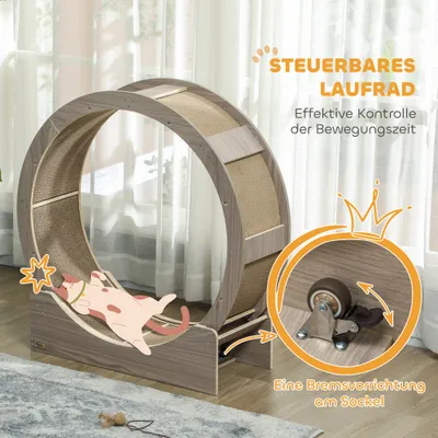 PawHut Katzenlaufrad