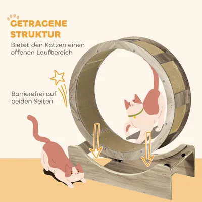 PawHut Katzenlaufrad
