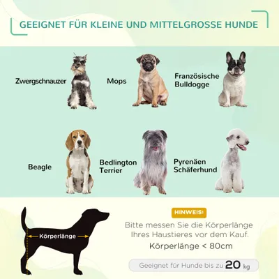 PawHut Hundeliege