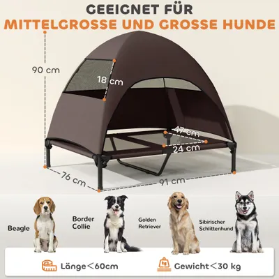 PawHut Hundeliege