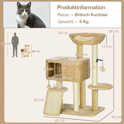 PawHut Kratzbaum