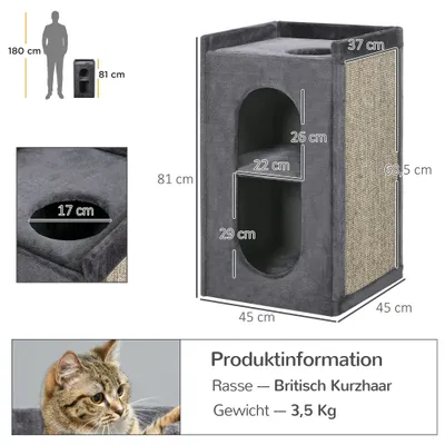 PawHut Kratztonne