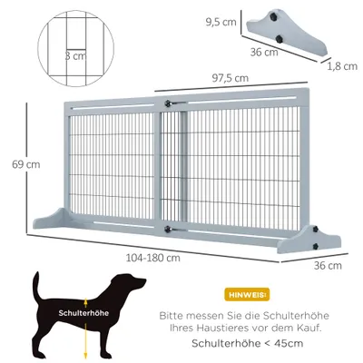 PawHut Hunde Absperrgitter PawHut Hunde Absperrgitter