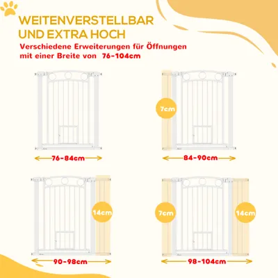 PawHut Türschutzgitter PawHut Türschutzgitter