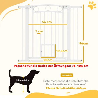 PawHut Türschutzgitter PawHut Türschutzgitter