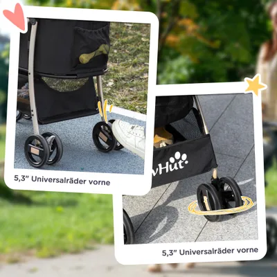 PawHut Hundewagen