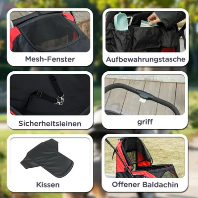 PawHut Hundewagen