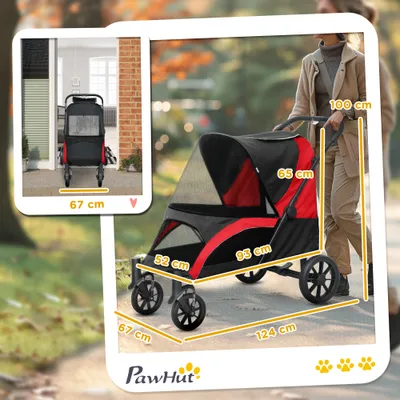 PawHut Hundewagen
