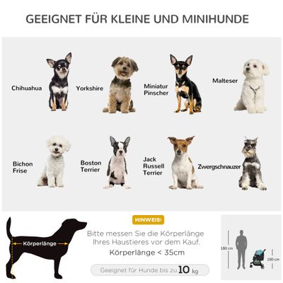 PawHut Hundewagen