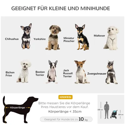 PawHut Hundewagen