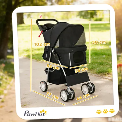 PawHut Hundewagen