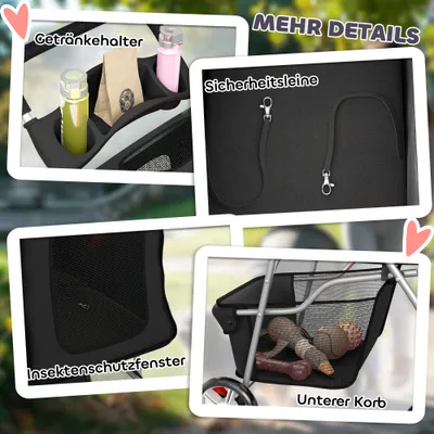 PawHut Hundewagen