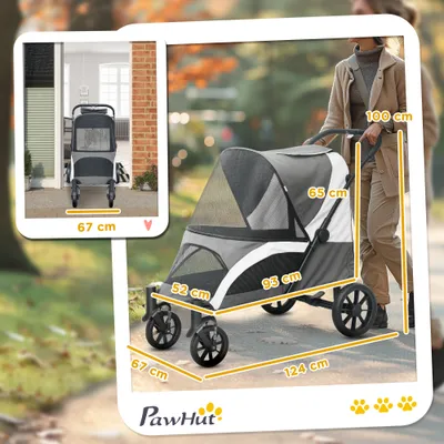 PawHut Hundewagen