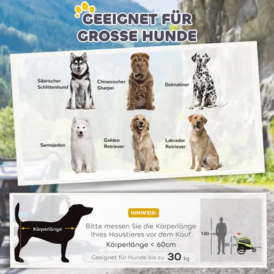 PawHut Hundeanhänger