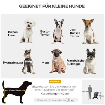 PawHut Hundewagen