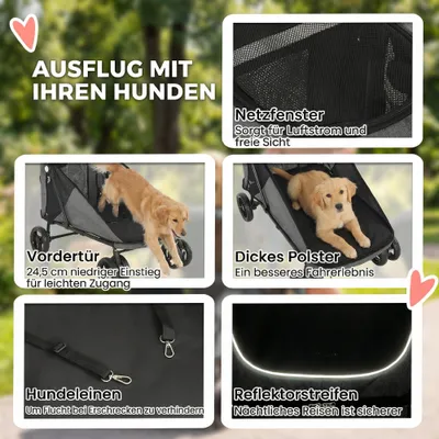 PawHut Hundewagen