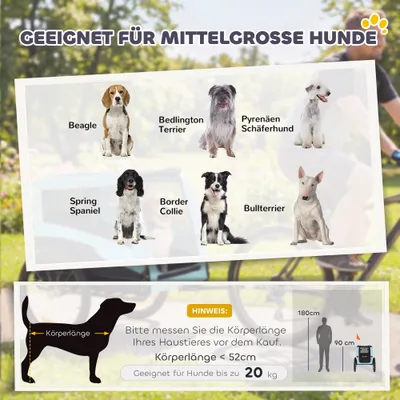 PawHut Hundeanhänger