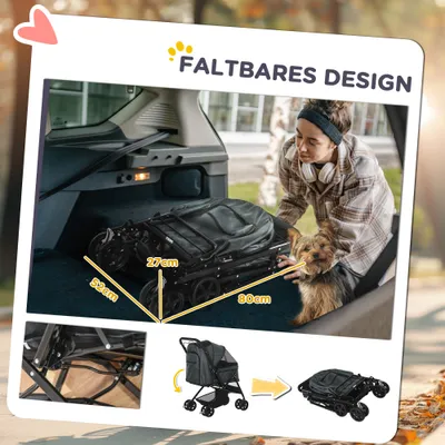 PawHut Hundewagen