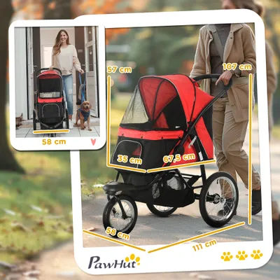 PawHut Hundewagen
