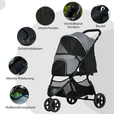 PawHut Hundewagen