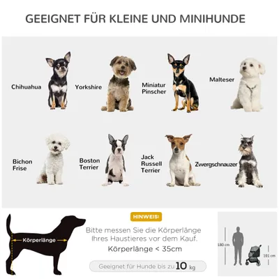 PawHut Hundewagen
