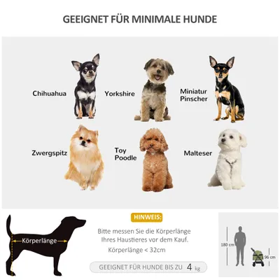 PawHut Hundewagen
