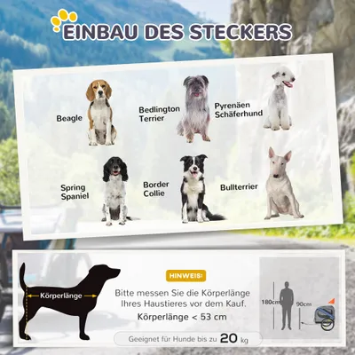 PawHut Hundeanhänger