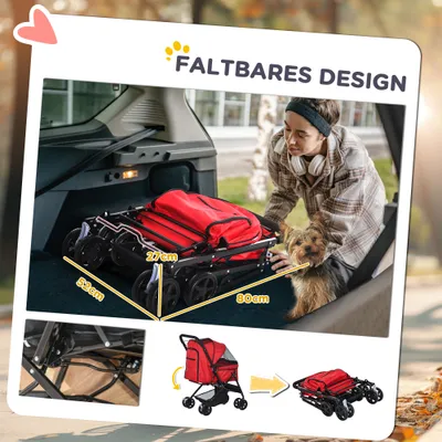 PawHut Hundewagen
