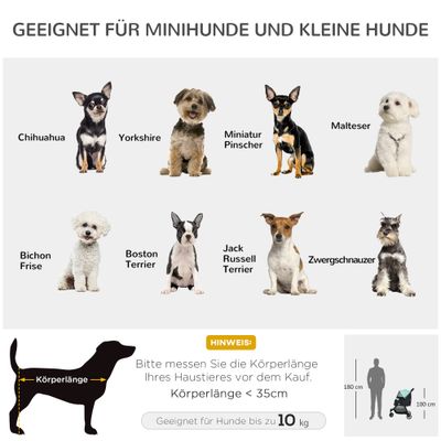 PawHut Hundewagen