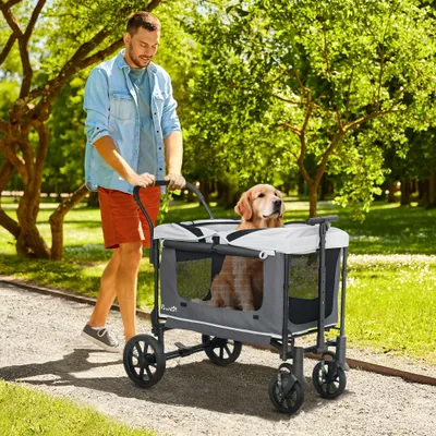 PawHut Hundewagen