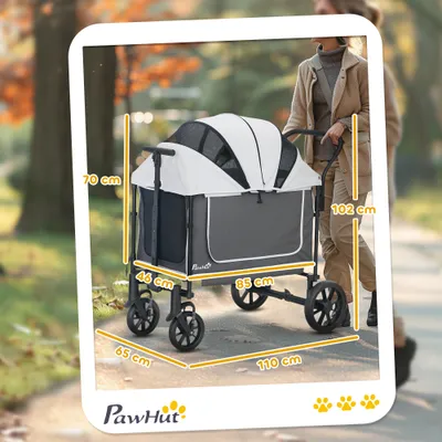 PawHut Hundewagen