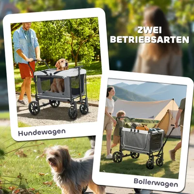 PawHut Hundewagen
