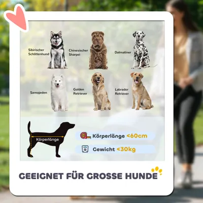 PawHut Hundewagen