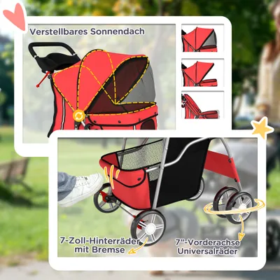 PawHut Hundewagen