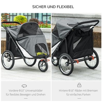 PawHut Hundewagen