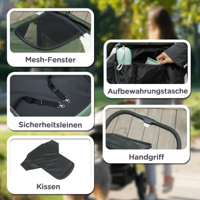 PawHut Hundewagen