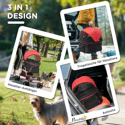 PawHut Hundewagen