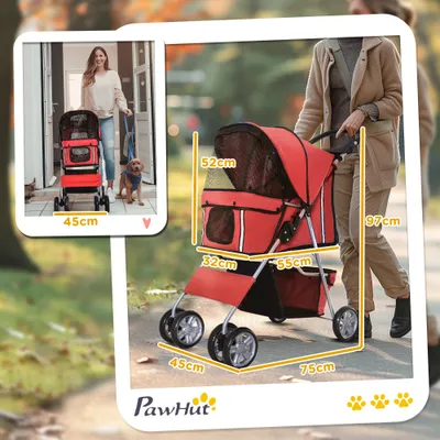 PawHut Hundewagen